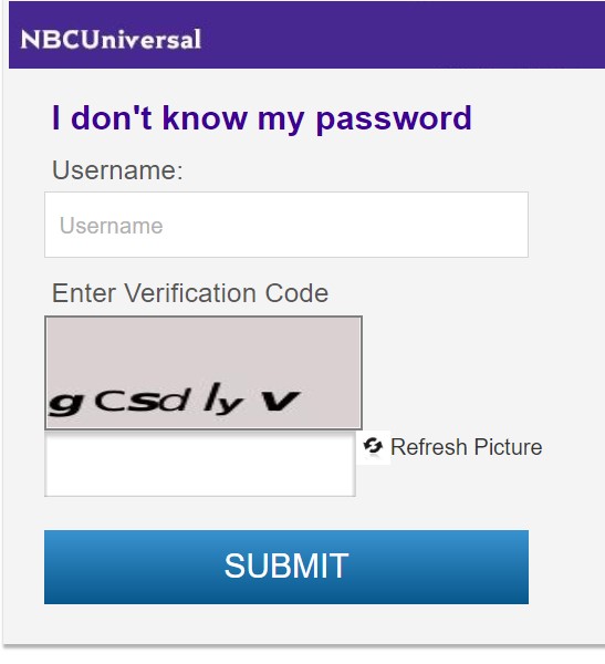 Nbc My Schedule Login Password Reset