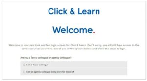 Click and Learn Our Tesco e-Learning Portal