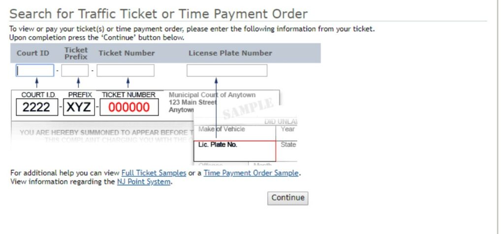 www.njmcdirect.com online Nj ticket payment