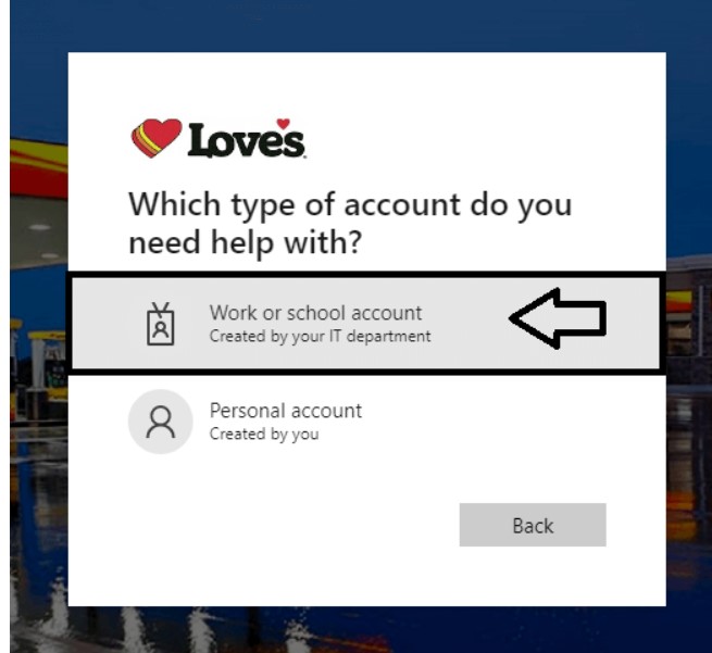 Loves Employee Login Password Reset Steps
