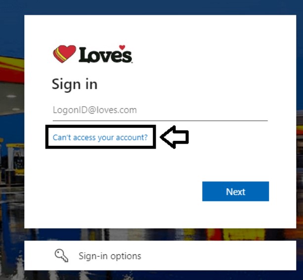 Loves.com Employee Login Password Reset steps